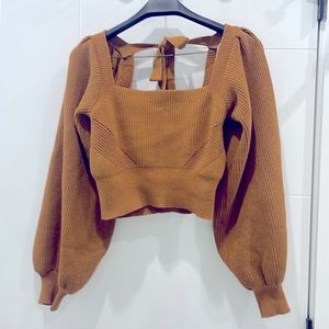 Minkpink sweater Cognac Color